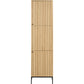 Wardrobe Albany, natural color, H200x51x60cm
