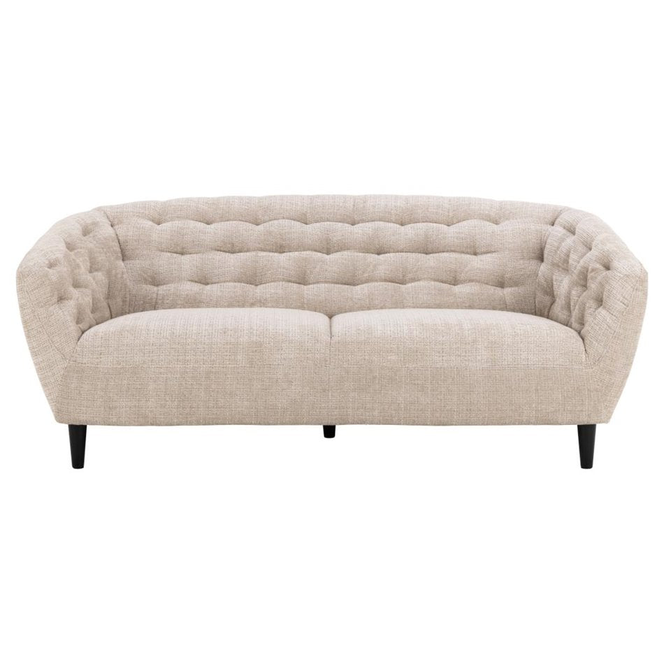Modern Sofa Aria – Beige Fabric, 3-Seater Design, 191×84×78 cm