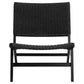 Lounge chair Arson, black, H72x64x79cm, seat height 39cm