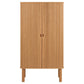 Cabinet Angley, natural color, H145x80x40cm