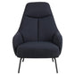 Armchair Atekso, dark blue, H98x73x92cm, seat height 40cm