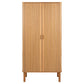 Wardrobe Angley, natural color, H200x100x55cm
