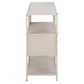 Bookcase Seaford, light grey/beige, H78x114x35cm