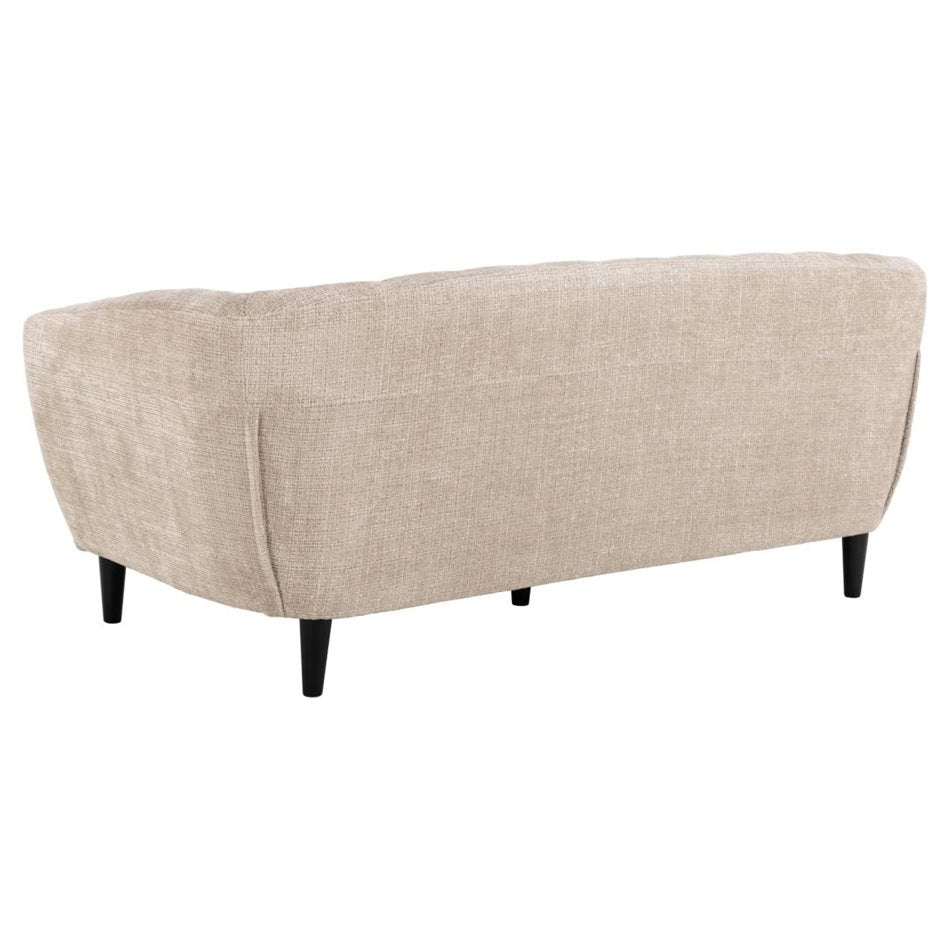 Modern Sofa Aria – Beige Fabric, 3-Seater Design, 191×84×78 cm