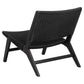 Lounge chair Arson, black, H72x64x79cm, seat height 39cm