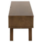 Alina TV Table – Brown MDF & Oak Veneer, 150×40×45 cm