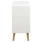 Chest of drawers Alovell, white, H80x80x40cm