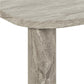 Acolano Coffee Table – Light Grey Marble-Look MDF, 100×75×36 cm