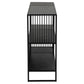 Bookcase Atrington, black, H83x120x35cm