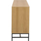 Chest of drawers Albany, natural color, H80x158x40cm