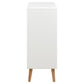 Chest of drawers Alovell, white, H100x80x40cm