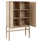 Cabinet Alinley, natural color, H150x90.8x40cm
