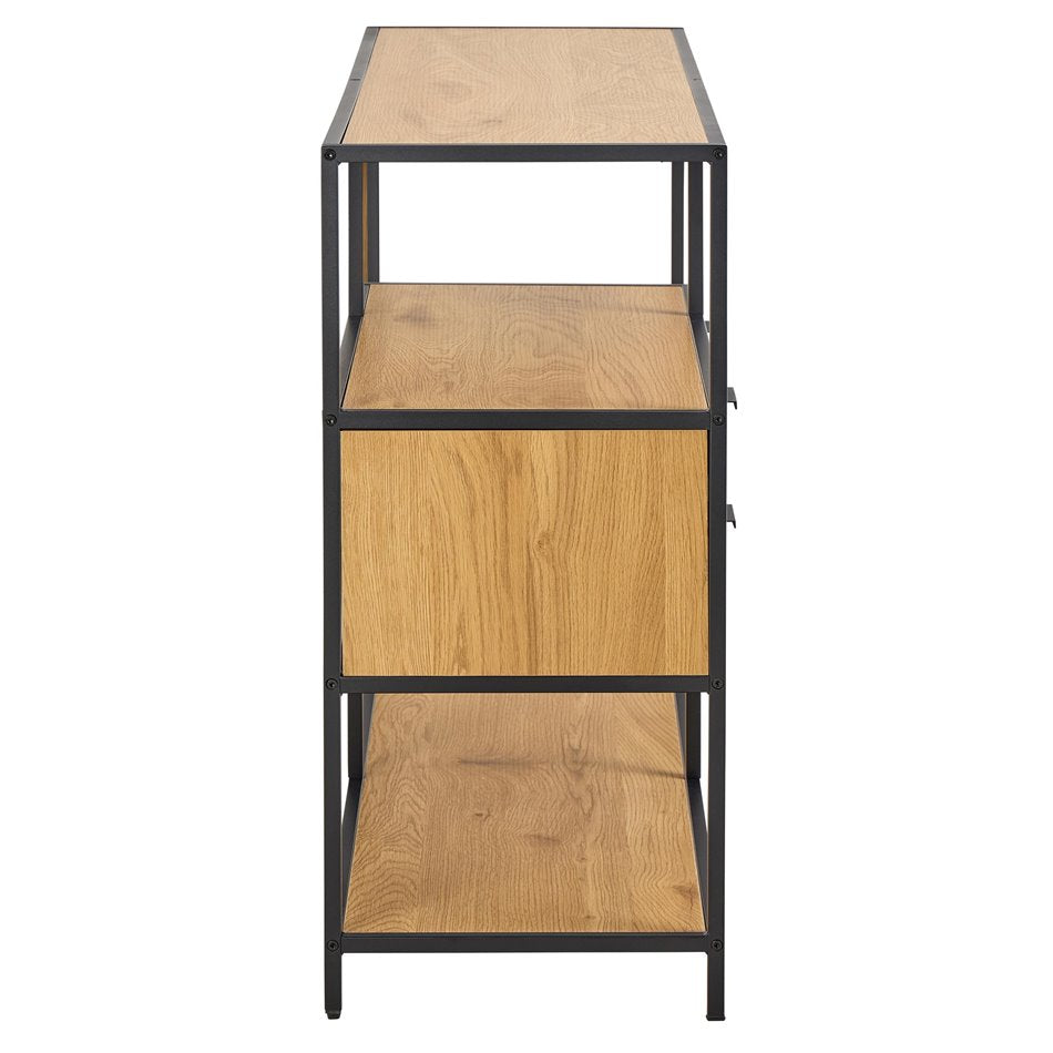 Bookcase Seaford, natural color, H78x114x35cm