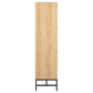 Shoe cabinet Albany, natural color, H140x99x35cm