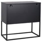 Sideboard Acevton, black, H80x82x40cm