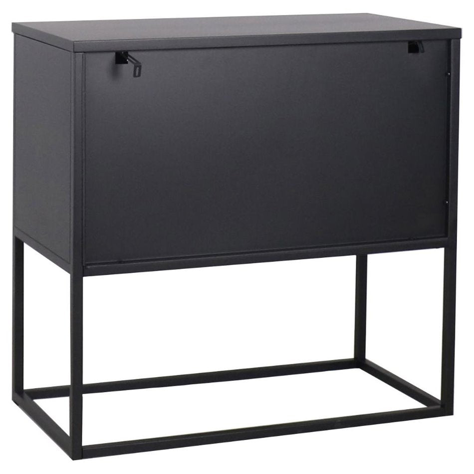 Sideboard Acevton, black, H80x82x40cm