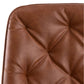 Ergonomic Office Chair Ariko – Brown Eco Leather, Adjustable Height & Armrests, 106×60×67.5 cm