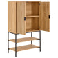 Cabinet Aipur, natural color, H140x80x40cm