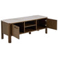 Authamp TV Table – Brown & Beige Marble Look, 120×40×45 cm