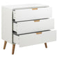 Chest of drawers Alovell, white, H80x80x40cm