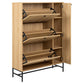 Shoe cabinet Albany, natural color, H140x99x35cm