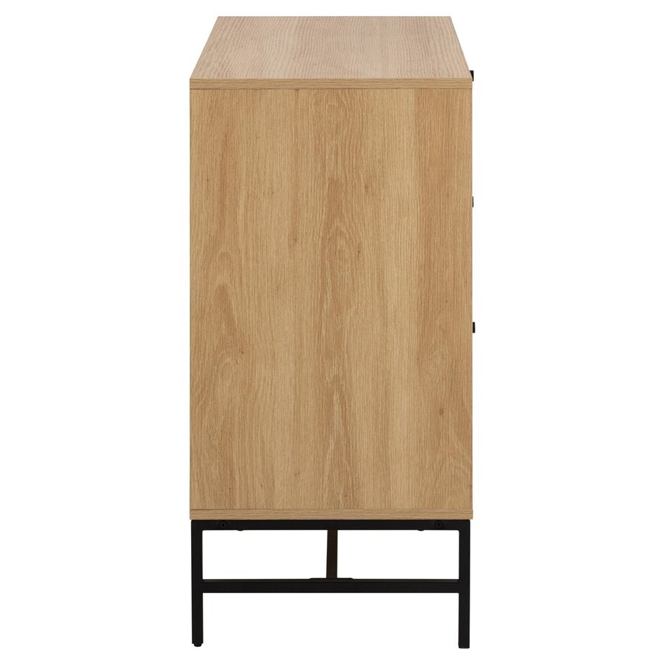 Chest of drawers Albany, natural color, H80x81x40cm