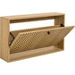 Shoe cabinet Albany, natural color, H43x72x17cm