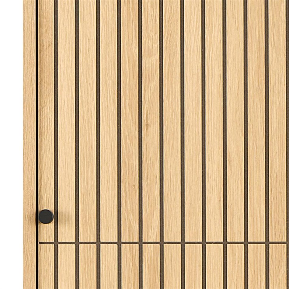 Wardrobe Albany, natural color, H200x51x60cm