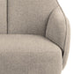 Armchair Atekso, beige, H98x73x92cm, seat height 40cm