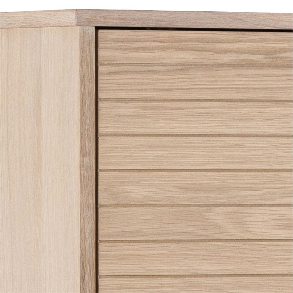 Cabinet Alinley, natural color, H150x90.8x40cm