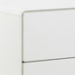 Chest of drawers Alovell, white, H100x80x40cm