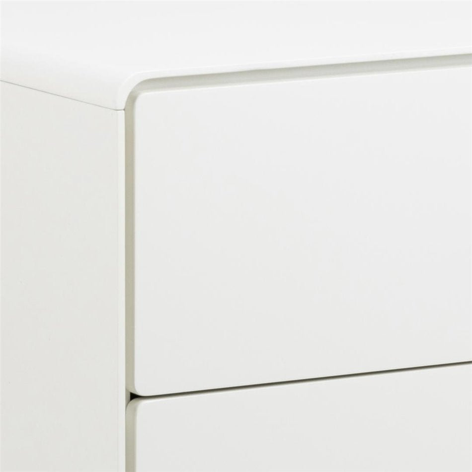 Chest of drawers Alovell, white, H80x80x40cm