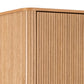 Wardrobe Angley, natural color, H200x100x55cm