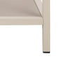 Bookcase Seaford, light grey/beige, H78x114x35cm