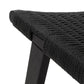 Lounge chair Arson, black, H72x64x79cm, seat height 39cm