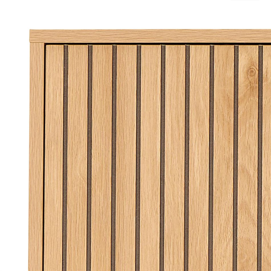 Cabinet Aipur, natural color, H140x80x40cm