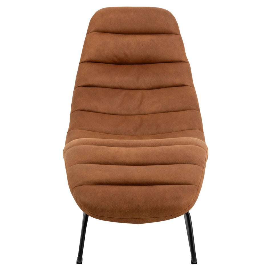 Sessel Ahaplin, braun, H 86 x 63 x 156 cm, Sitzhöhe 40 cm