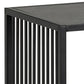 Bookcase Atrington, black, H83x120x35cm