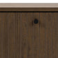 Shoe cabinet Albany, brown, H43x72x17cm