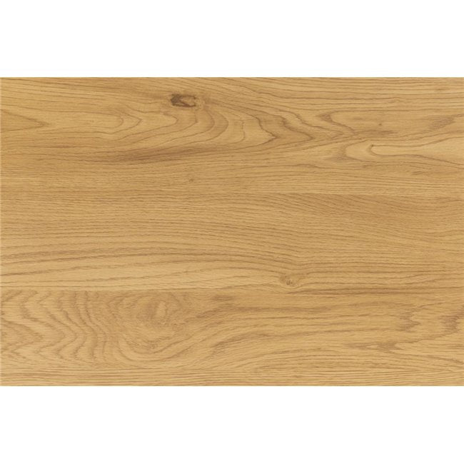 Agila Coffee Table – Black Steel Frame & Natural Wood Look Top, 90×60×42 cm