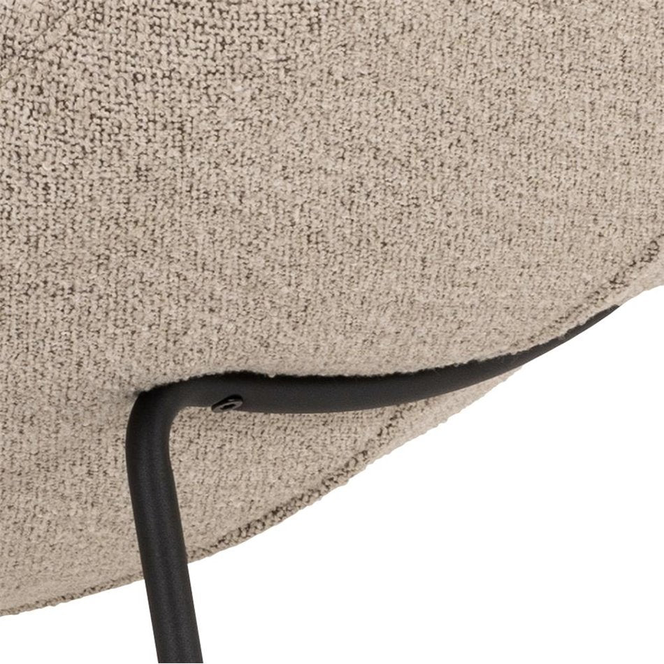 Sessel Ahaplin, beige, H 86 x 63 x 156 cm, Sitzhöhe 40 cm