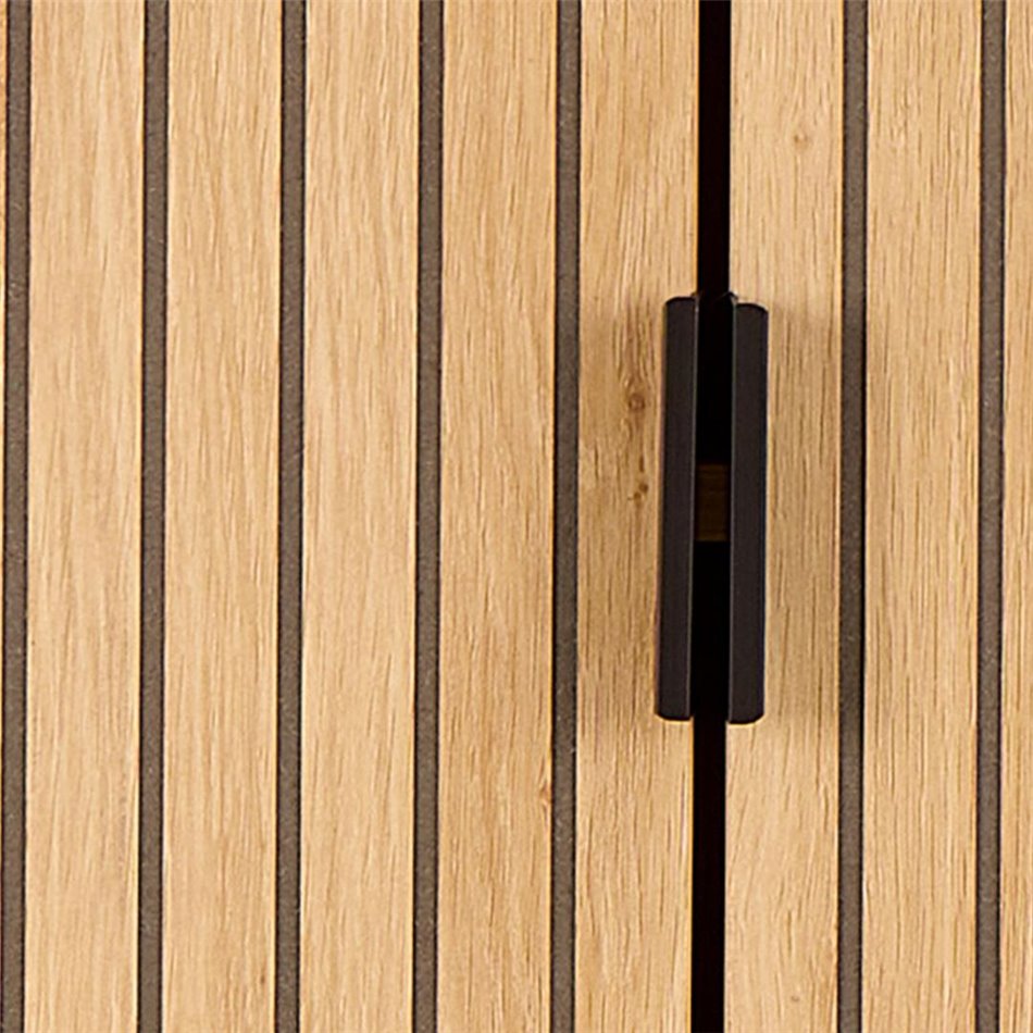 Cabinet Aipur, natural color, H140x80x40cm