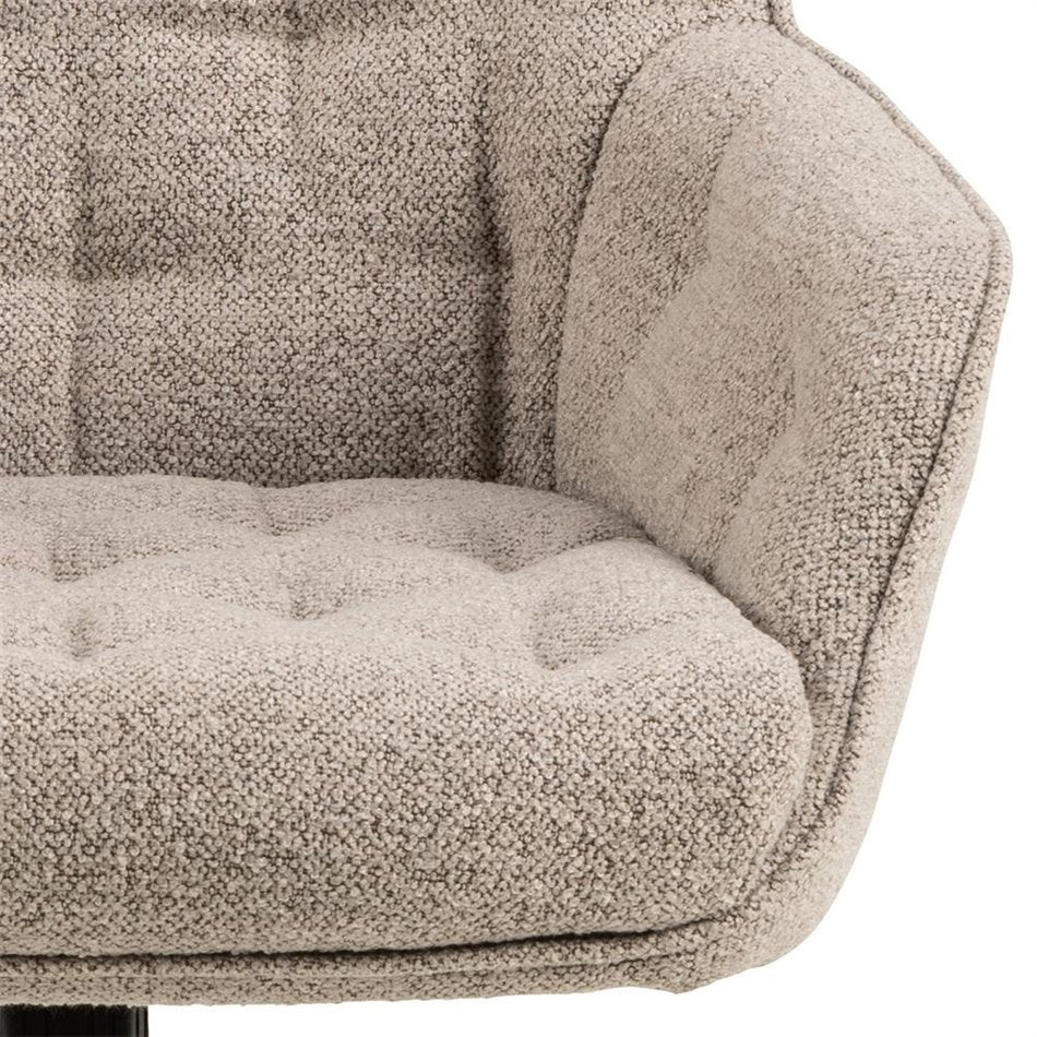 Ergonomic Office Chair Ariko – Beige, Adjustable Height & Armrests, 106×60×67.5 cm