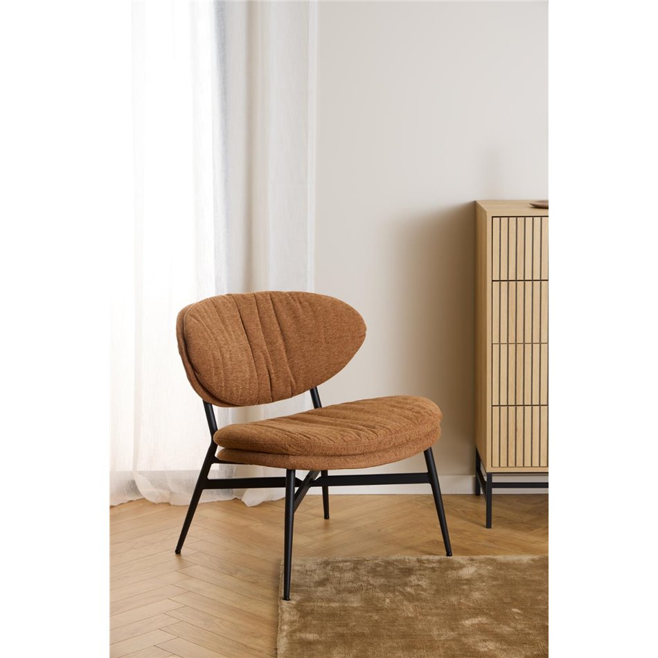 Lounge-Sessel Aurma, braun, H 76 x 70 x 73 cm, Sitzhöhe 43 cm