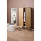 Wardrobe Angley, natural color, H200x100x55cm