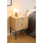 Bedside table Albany, natural color, H70x46x40cm