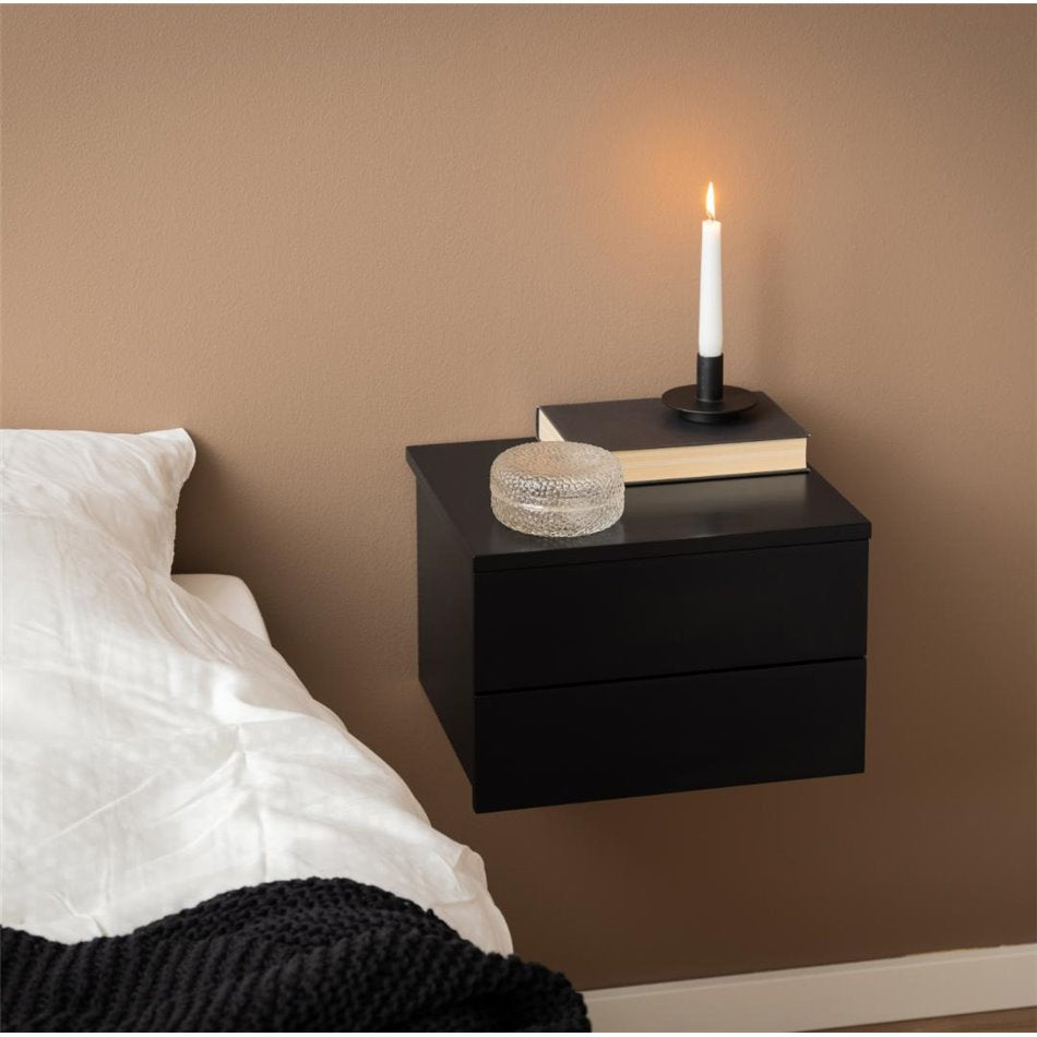 Bedside table Avignon, black, H25x37x32cm