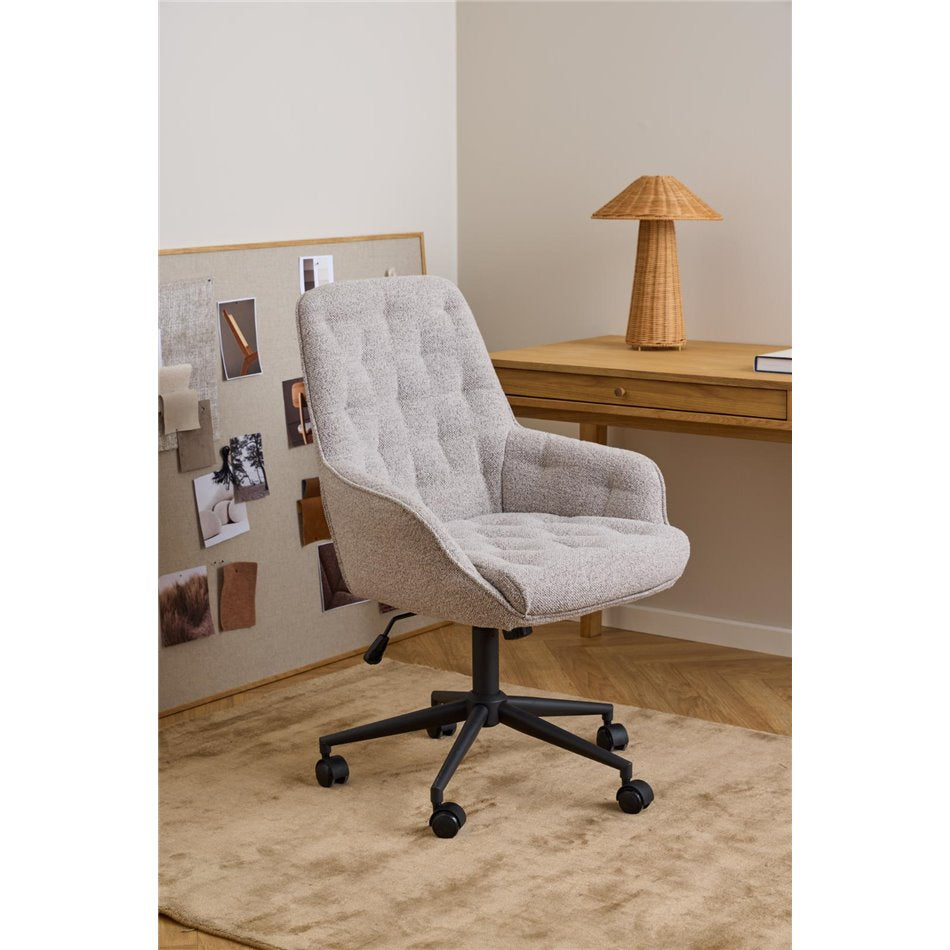 Ergonomic Office Chair Ariko – Beige, Adjustable Height & Armrests, 106×60×67.5 cm
