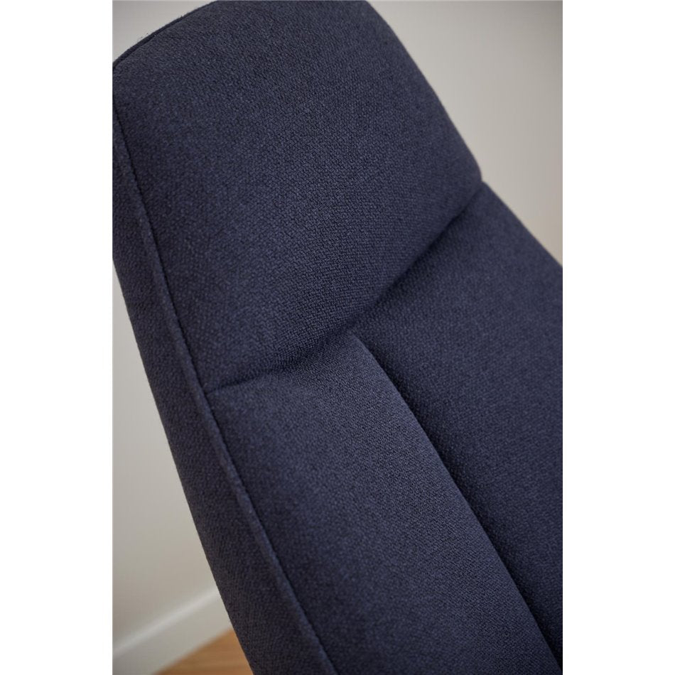 Armchair Atekso, dark blue, H98x73x92cm, seat height 40cm