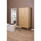 Wardrobe Angley, natural color, H200x100x55cm